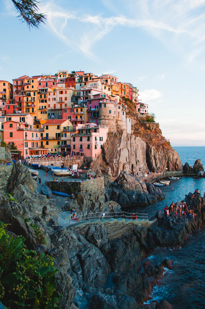 Village de Manarola, dans les Cinque Terre, en Italie